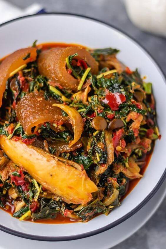 Egusi with Assorted